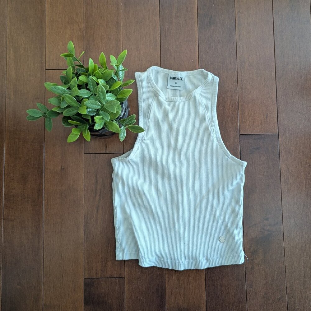 4/$25 GYMSHARK RIBBED HIGH NECK TOP